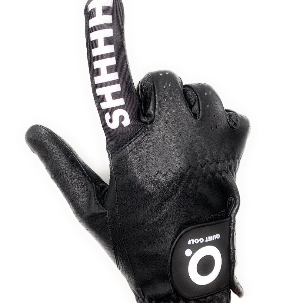 Quiet Golf Black SHHHH™ Golf Glove